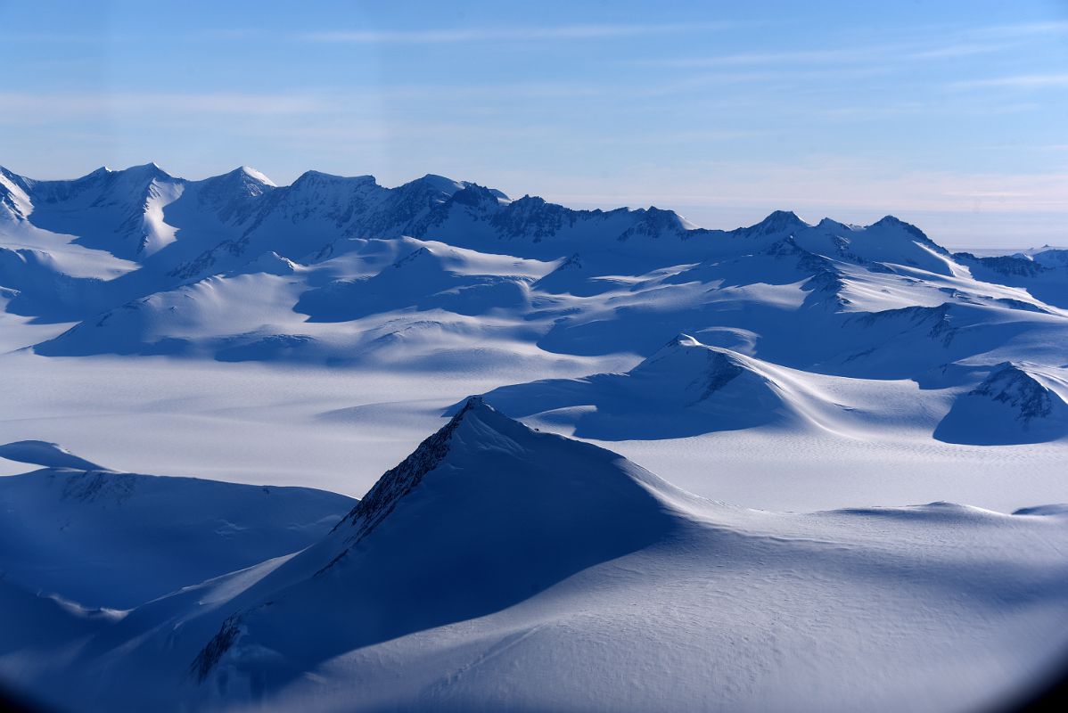 04A Mountains And Glaciers From Airplane Flying From Union Glacier Camp To Mount Vinson Base Camp